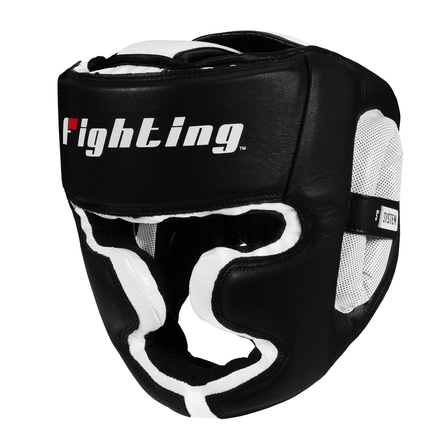 Fighting Sports S2 Gel Full Training Headgear, Black/White, Regular