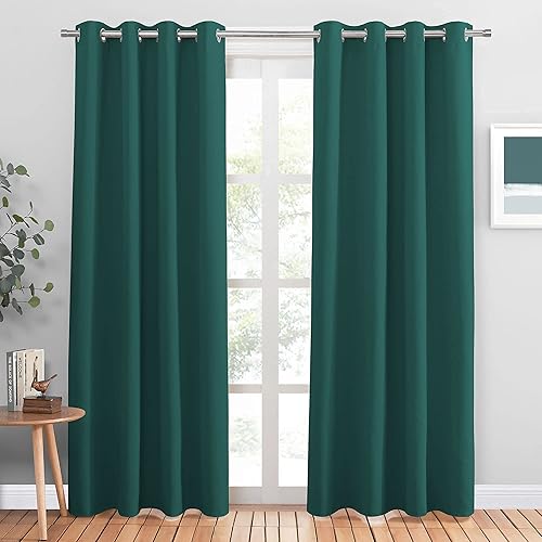 Vista 282 de PONY DANCE - Cortinas opacas con ojales, se venden como 2 piezas Blanco grisáceo