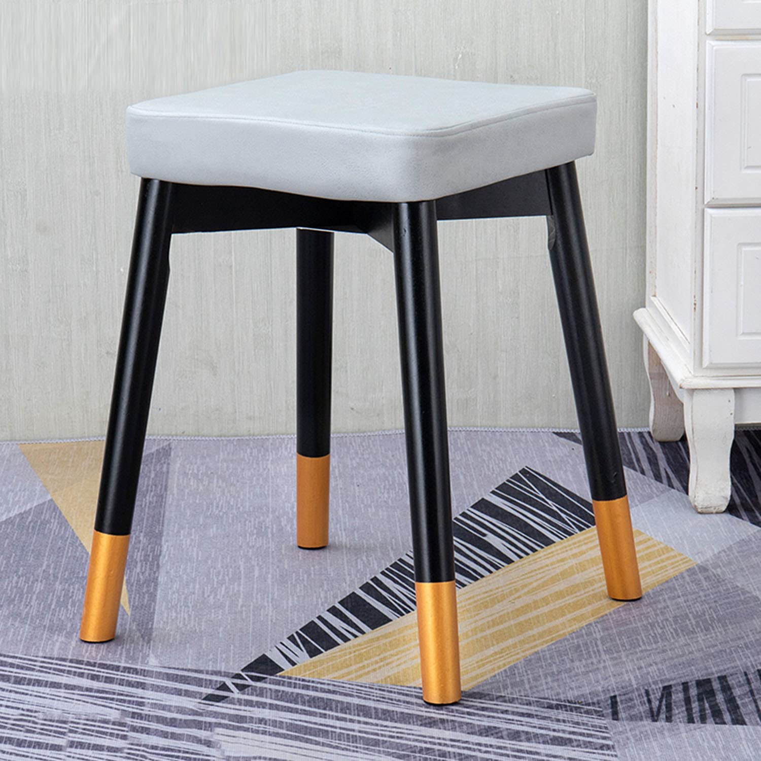 Banc de maquillage lavable S3YT8U tabouret de vanité antidérapant - 8