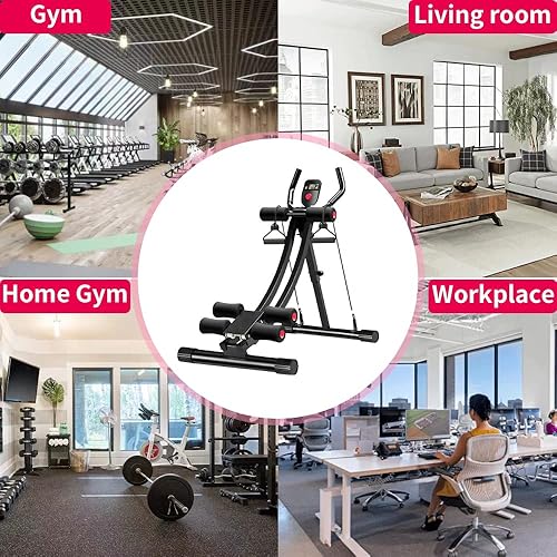 Miniatura 4 de Fitlaya Fitness Entrenadores de núcleo y abdominales Máquina de entrenamiento AB Gimnasio en casa Entrenamiento de fuerza Ab Cruncher Equipo de