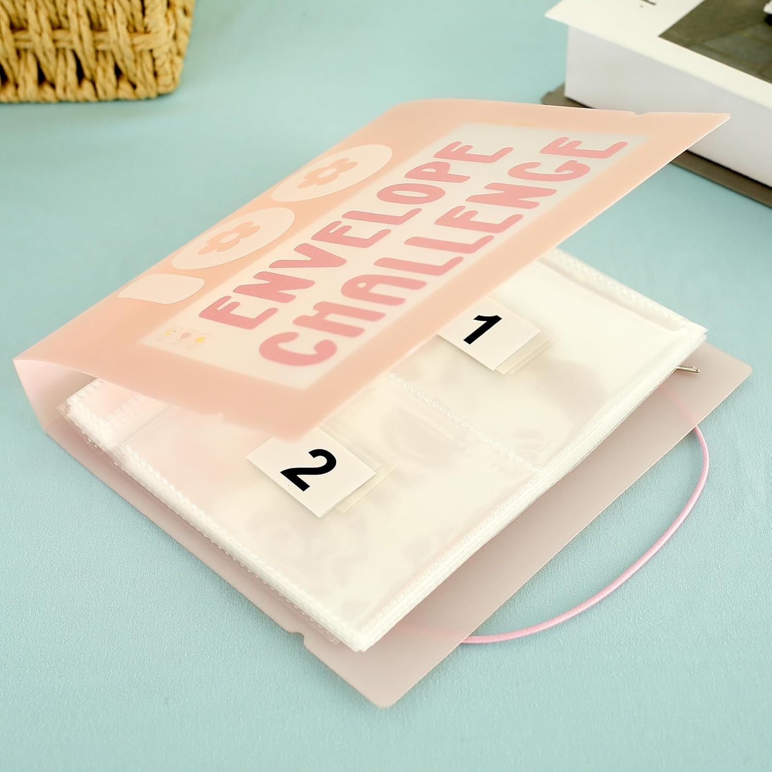 100 Money Saving Binder Envelope Challenge Binder, Budget Binder Savings Challenge Book with