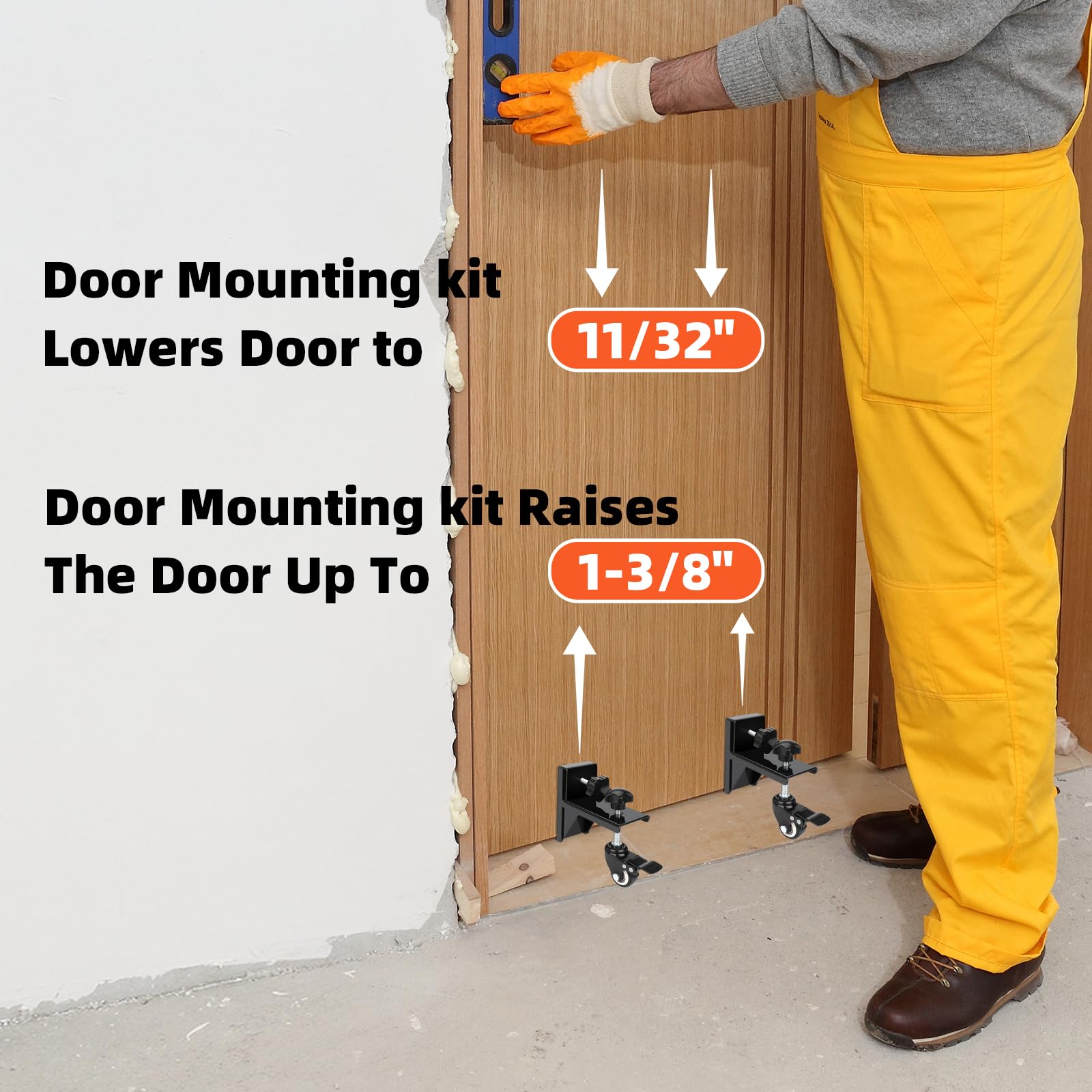 Amazon | ヘビードア取り付けハードウェアツールキット 1-10/32インチ