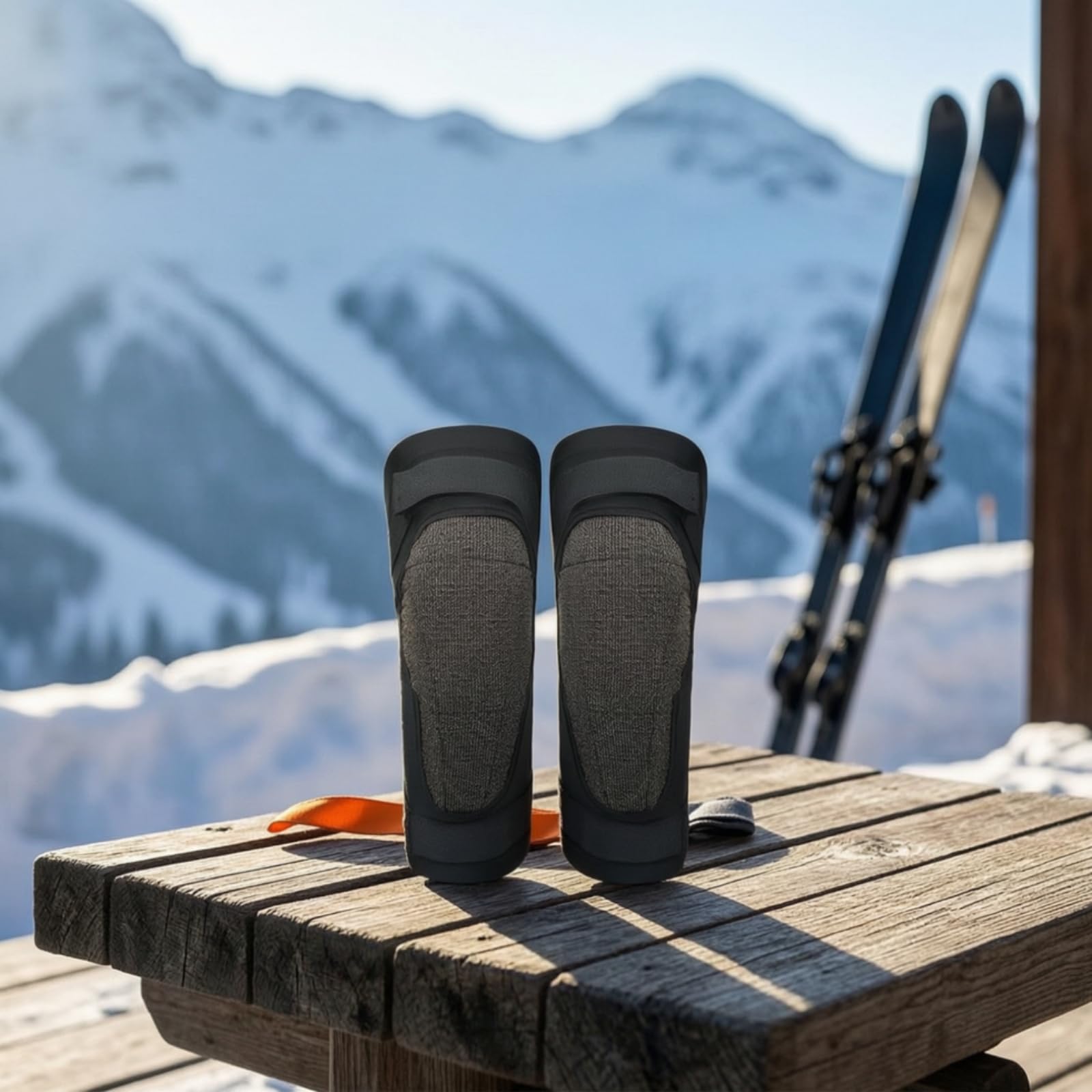 Rodilleras Esquí Antimpacto Rodilleras con Espuma EVA Ligero Procciones para Snowboarrs