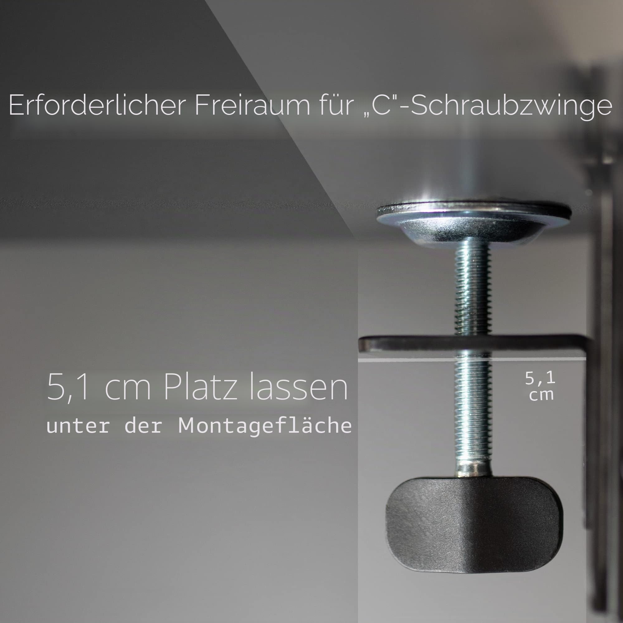 VIVO DESK-EXT24 Tischverlängerung zum Klemmen, 61 x 30,5 cm (14 inkl. Klemmen), Handgelenkstütze, faltbare Tastaturablage, Tischhalterung für Sitz-Steh-Schreibtische, Schwarz, DESK-EXT24