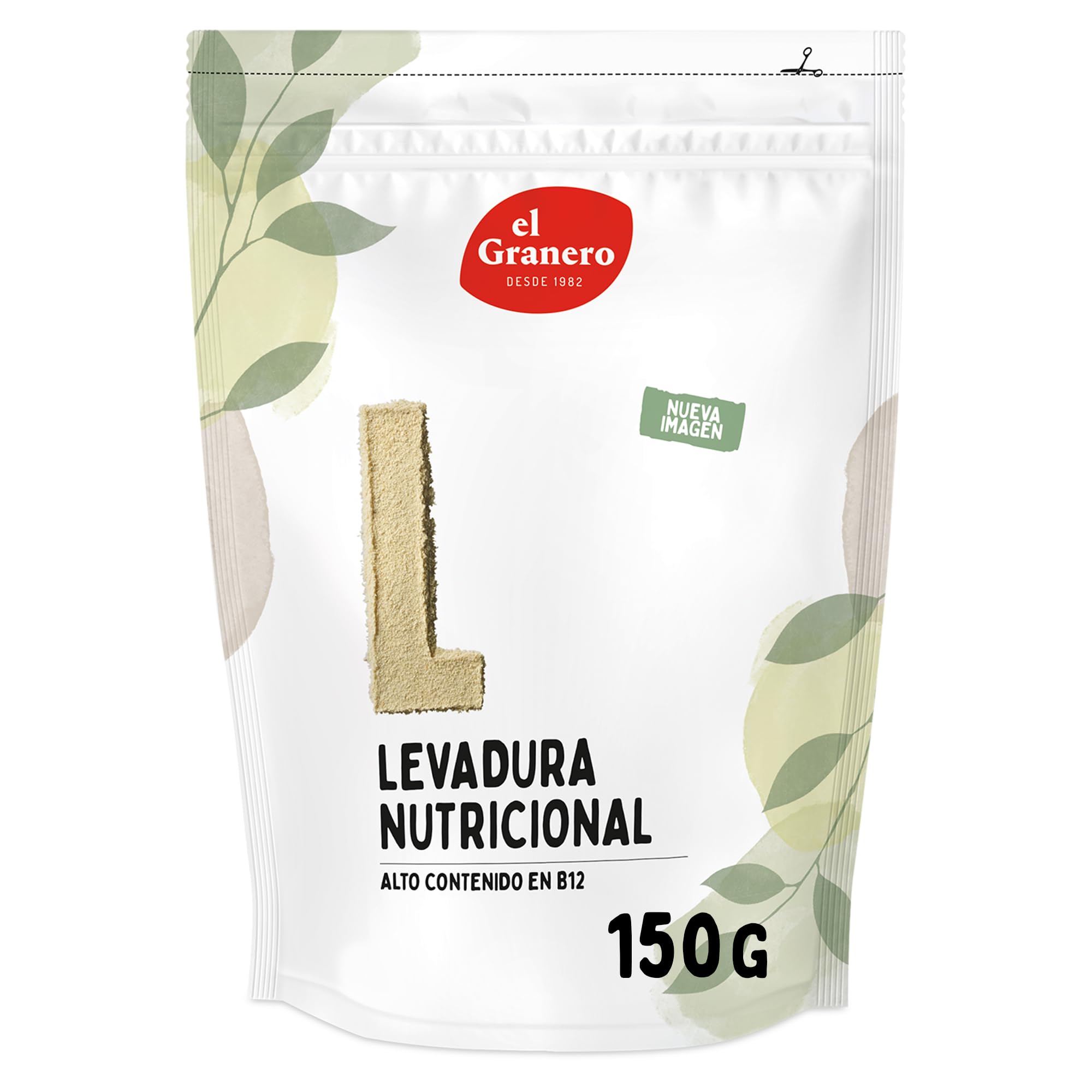 El Granero Integral Levadura Nutricional 150 g Alto en Vitamina B12 Fuente de Proteínas Vegano