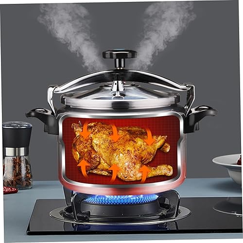 Miniatura 3 de Olla a presión de aluminio con válvula de seguridad 4L de gran capacidad Olla de conservas de inducción Artículos de cocina