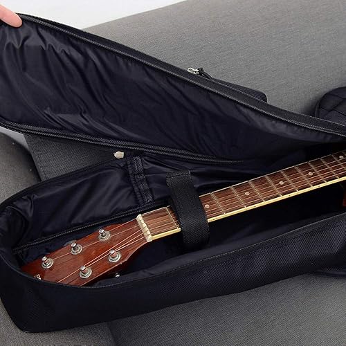 Miniatura 4 de Bolsa de guitarra jumbo gruesa e impermeable de 42 pulgadas y 43 pulgadas para guitarra acústica
