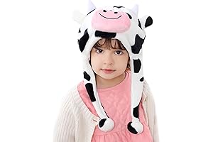 Plush Fun Animal Hats with Ear Flaps