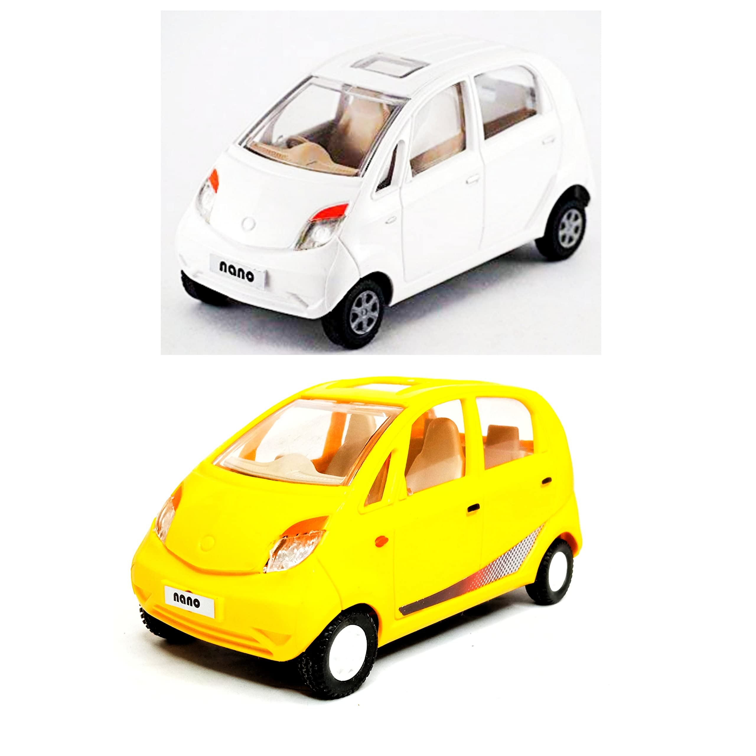 Mukku Magic All New Tata Nano Car Combo Toys for Boys & Girl Pull Back Model Car (2 - Pcs) (Yellow & Red) (B0C152BQBL) Amazon Price History, Amazon Price Tracker