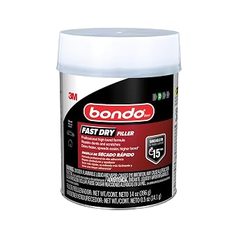 Bondo Professional Fast Dry Filler, 1 Pint Light Blue 31580 | FD-PT-ES