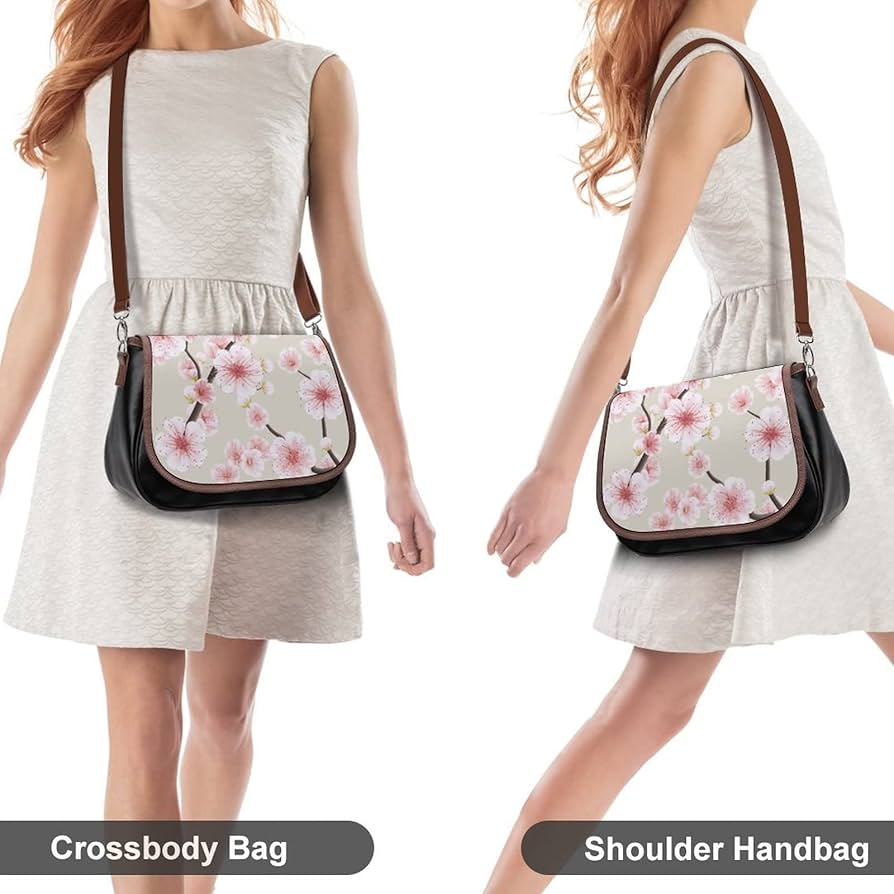 桜花柄ショルダーバッグ Amazon.co.jp: ショルダーバッグ レディース 桜 桜柄 桜の花