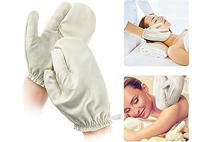 Garshana Gloves Raw Silk Massage Gloves Ayurvedic Massage Mitts Dry Massage Brush Gloves