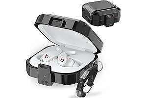 Beats Fit Pro Case Cover 2021 | Carbon Fiber w/ Anti-Drop Lock