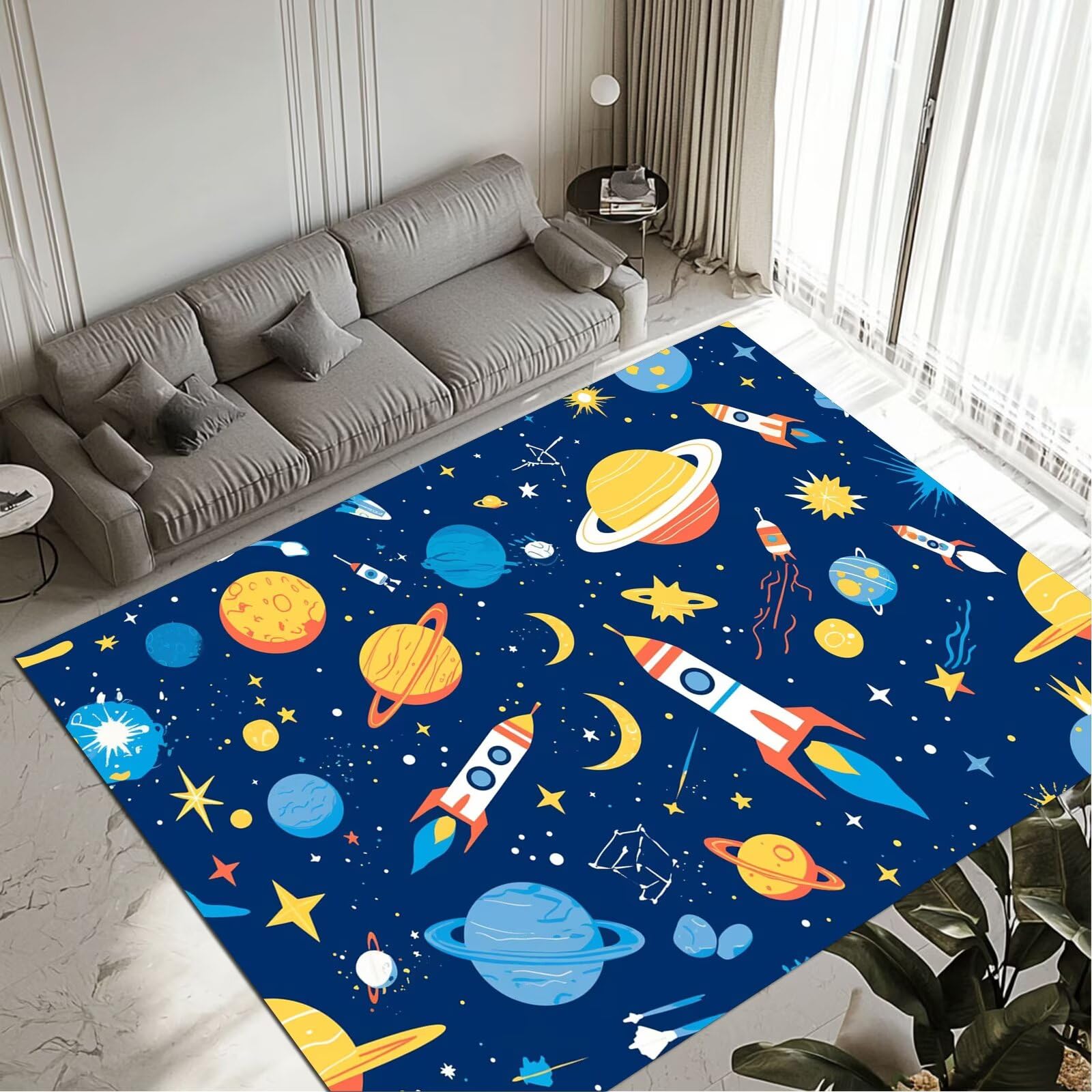 Tapis cartoon antidérapant et imperméable pour entrée et salon