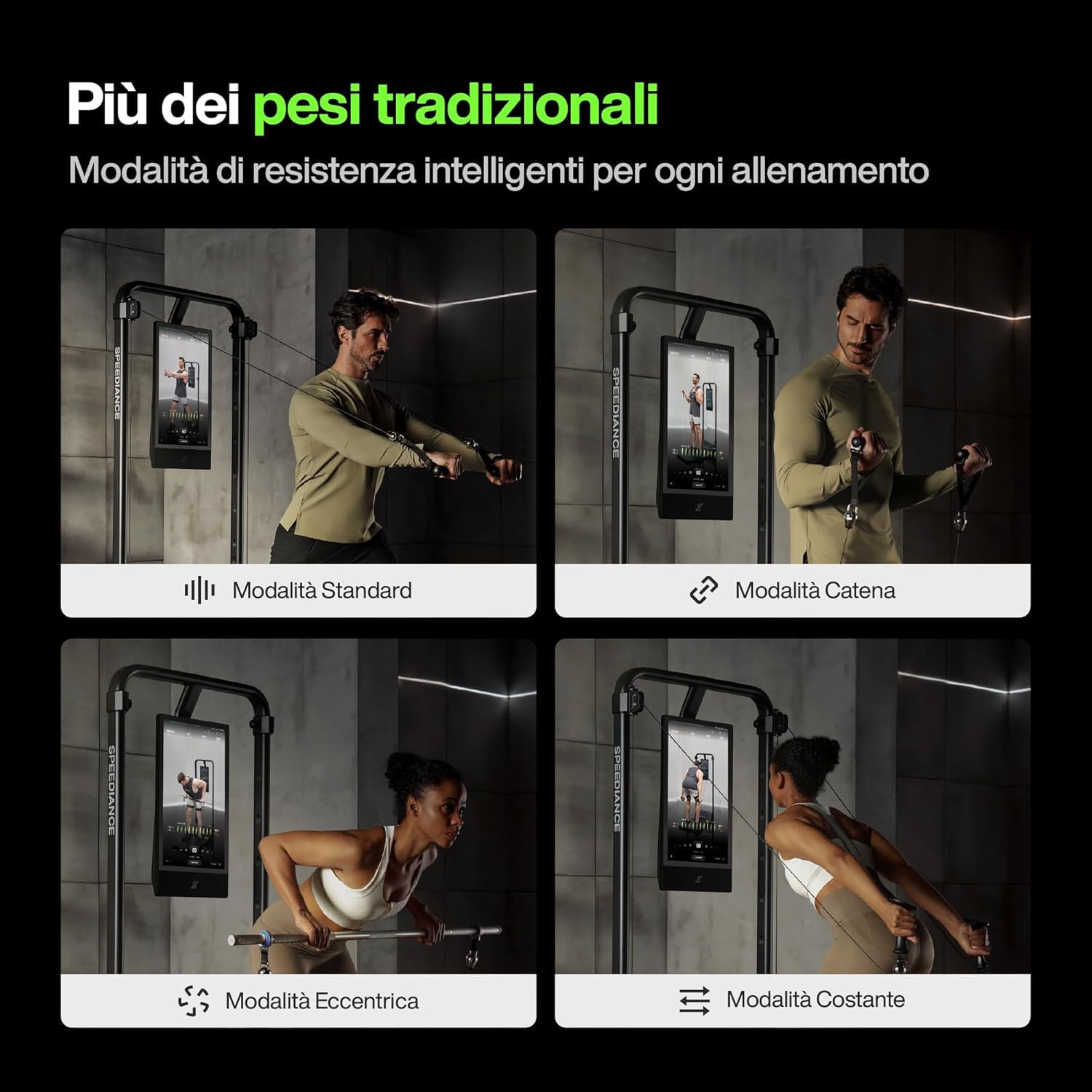 Speediance Gym Monster 2 Works Plus, Smart Home Gym, Upgraded AI-Powered Home Training Machine, Multifunzionale, Attrezzature per il fitness, All-In-One Training Station