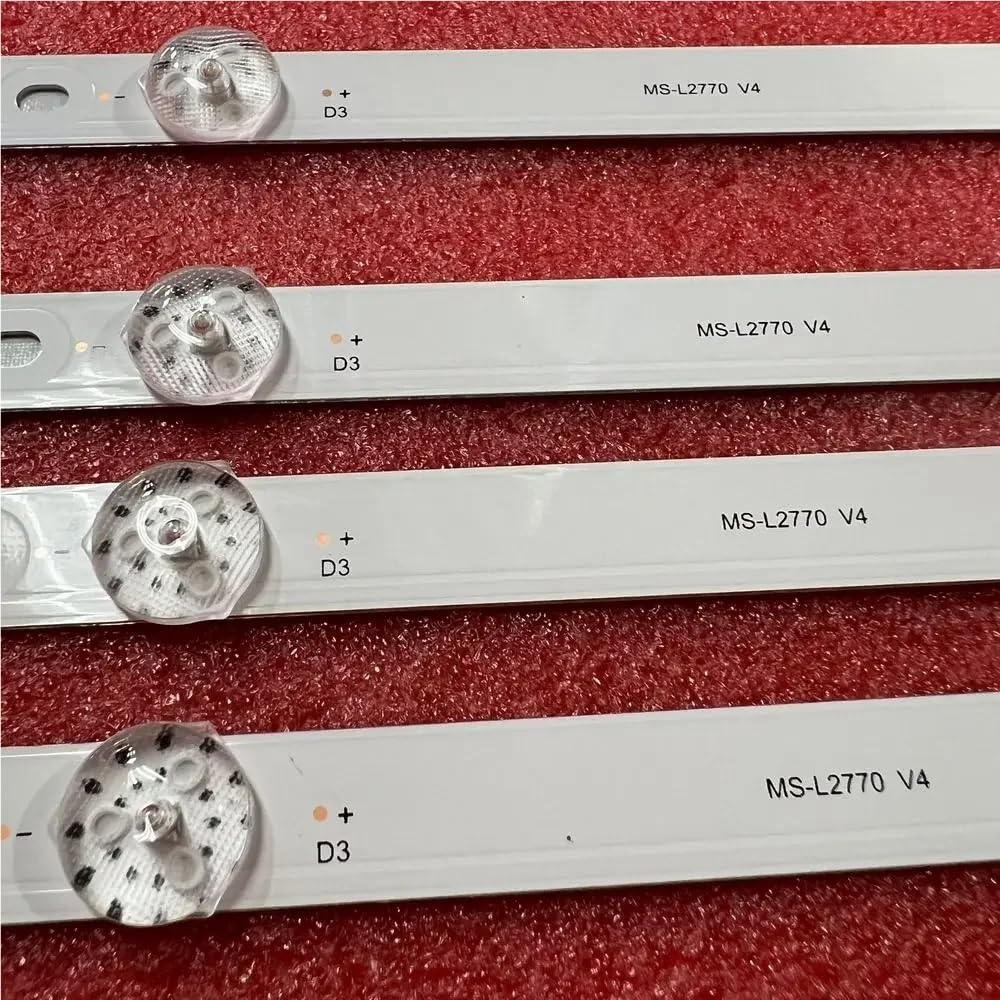 Tira de LED de 7 LED Compatible Fit For TD Systems K45DLJ12US 45D3506V2W7C1B83714M 45A1 MS-L2770 V4 V3 R72-45D04-001 A3 M208 TA D 3C HYLED4501INTM(4pcs Set For 1 TV)