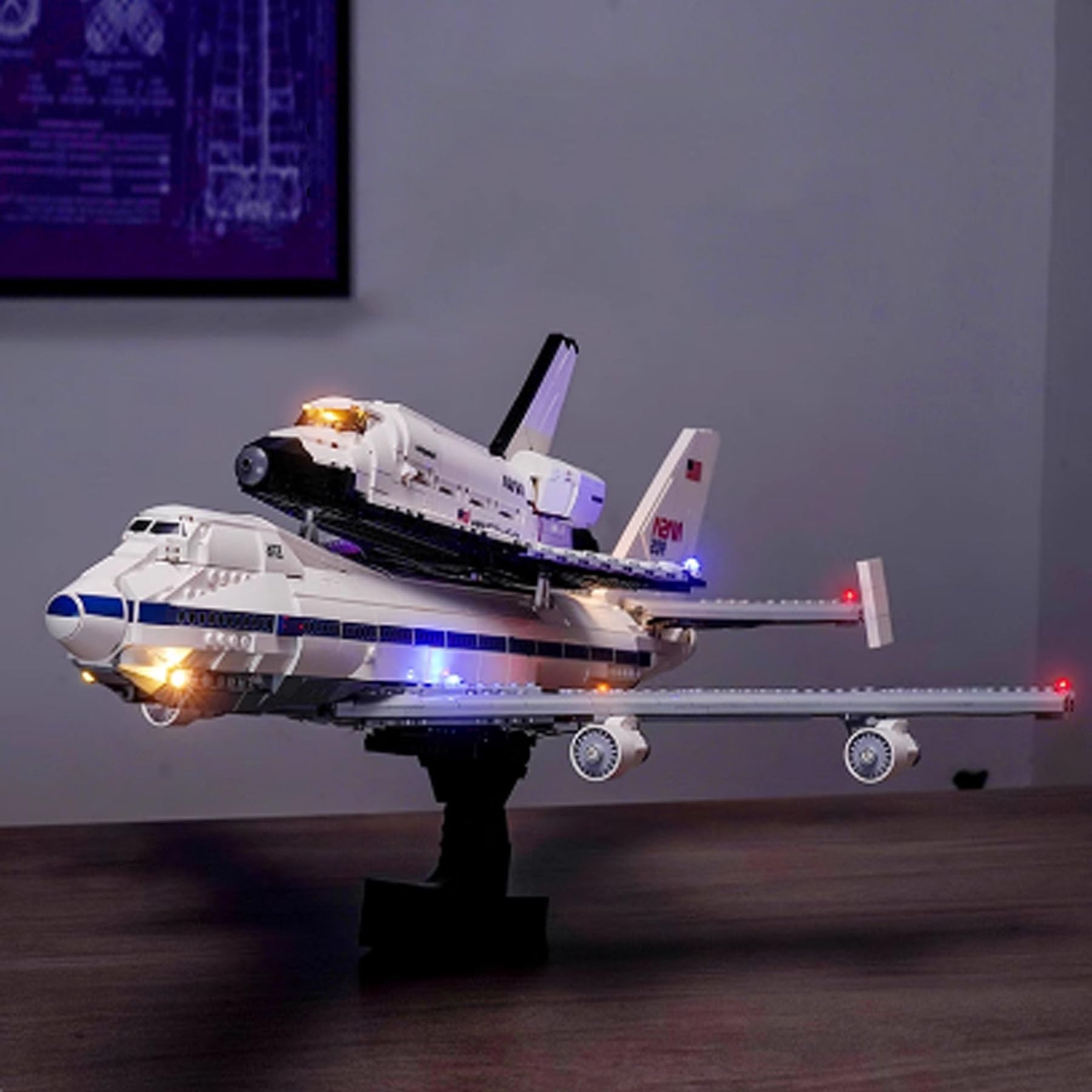 LED Lighting Kit Compatible with Lego 10360 Space Shuttle Carrier Aircraft Series LED Light Set (Model Kit Not Included - Lighting Components Only) (Classic Model)