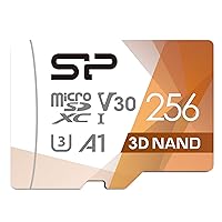 Silicon Power - Scheda di Memoria MicroSDXC UHS-3 da 256 GB (FBE)