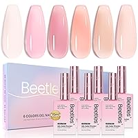 Vista 10 de beetles - Juego de esmaltes en gel color borgoña – Berry Merlot 6, ciruela, cereza, moca, rojo, otoño-invierno, morado oscuro, vino púrpura oscuro