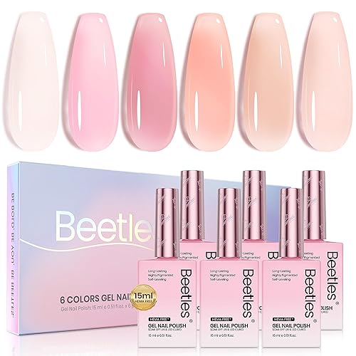 Miniatura 10 de beetles - Juego de esmaltes en gel color borgoña – Berry Merlot 6, ciruela, cereza, moca, rojo, otoño-invierno, morado oscuro, vino púrpura oscuro