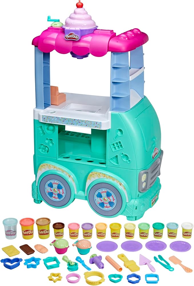 PlayDoh Kitchen Creations Sweet Snacks Food Truck Toy Kitchen Playset