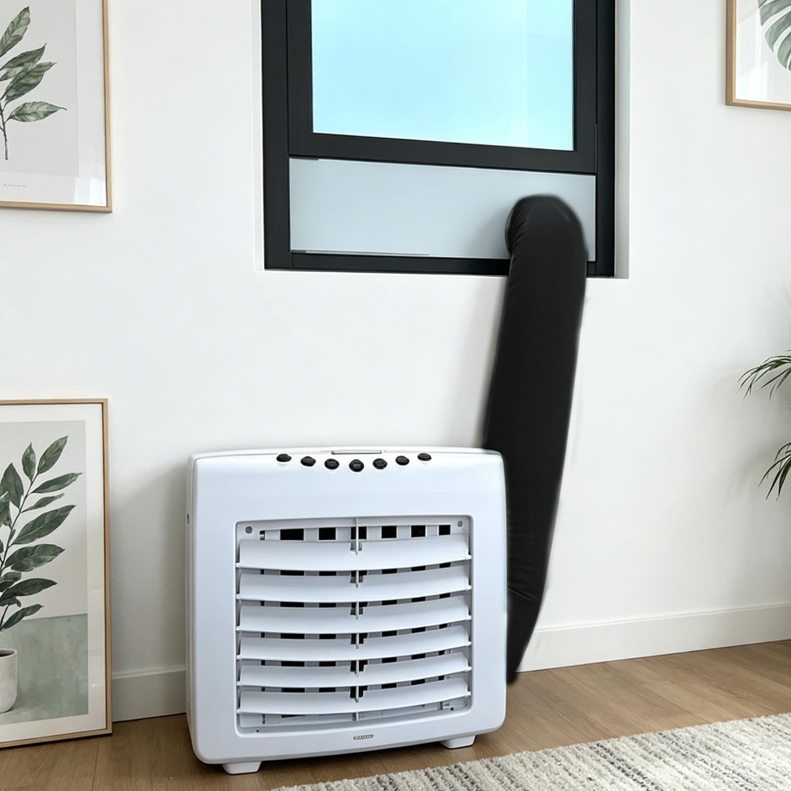 Gaine Isolante Pour Tuyau De Climatiseur,Résistant UV Et Anti-Poussière,Isolation pour tuyau d'évacuation climatiseur portable - Pour Refroidissement, Entretien, Protection Intérieure, Maison, Bureau,
