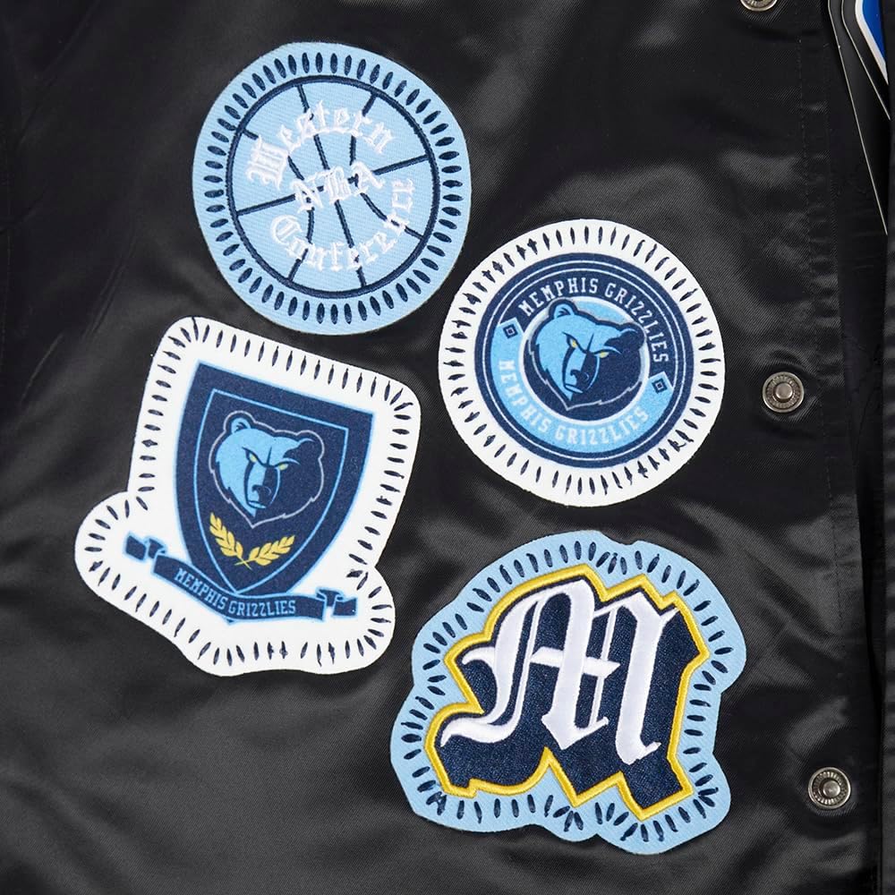 PRO STANDARD Mens NBA DIY Pick Stitch Satin Jacket