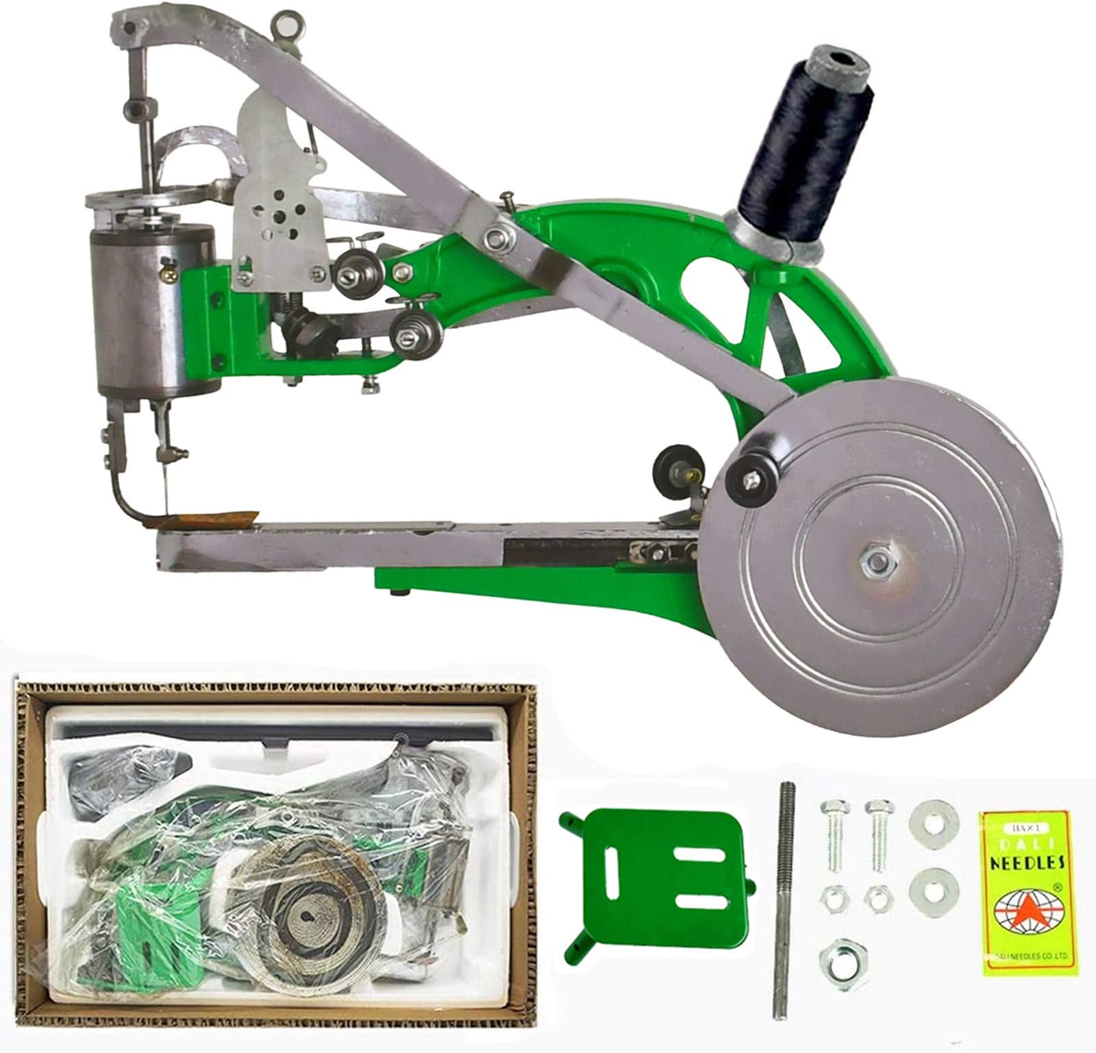 ECO-WORTHY Cobbler Sewing Machine Leather Sewing Machines Hand Stitching Machine for Repair Shoes/Upsolery/Zippers/Coats/Bags/Cloth/Belt/DIY Items