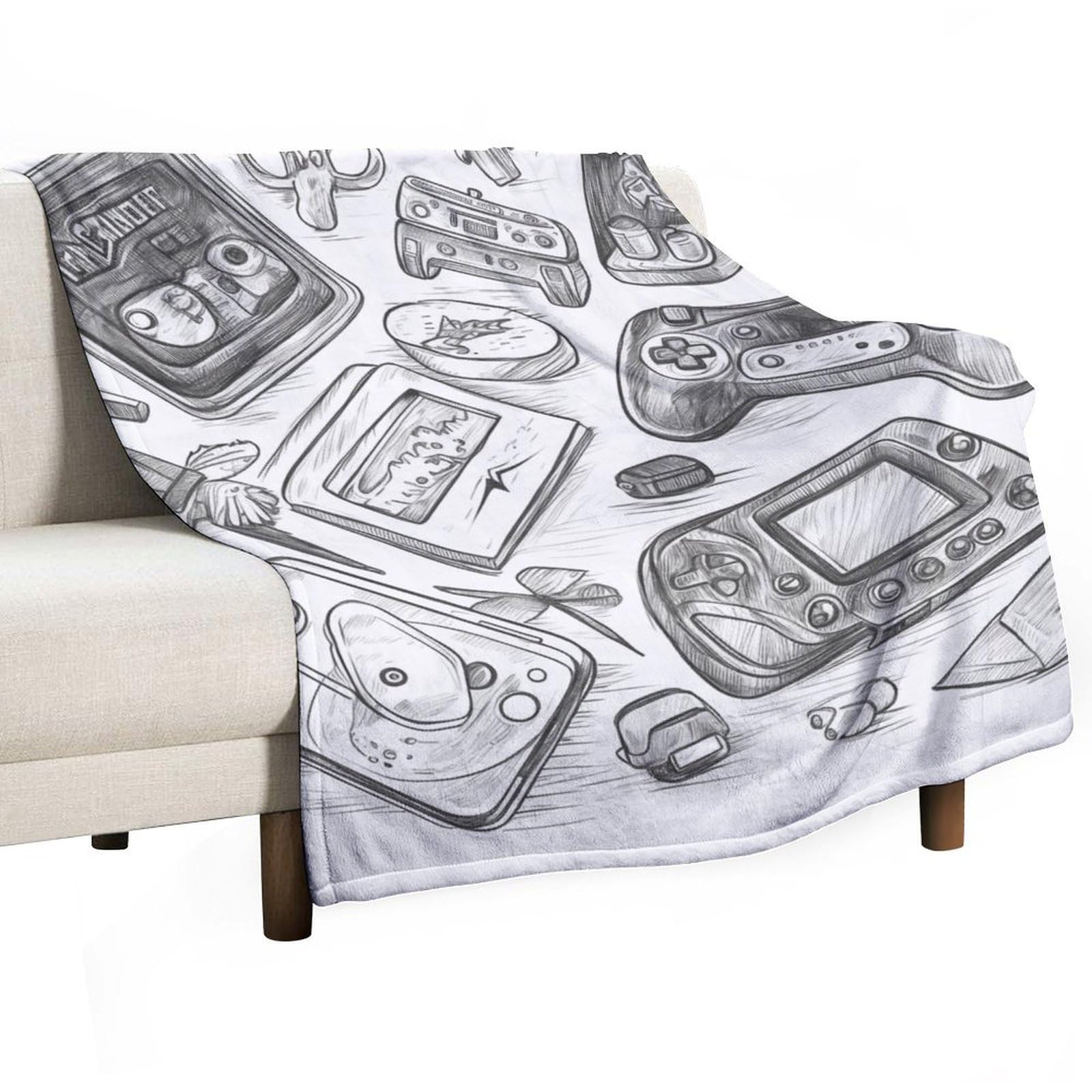 Couverture en flanelle confortable et hypoallergénique au toucher ultra doux