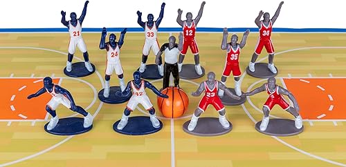 Miniatura 3 de ​Kaskey Kids set de muñecos de baloncesto Basketball Guys con 2 equipos completos y más para inspirar la imaginación con juego sin fin (para niños