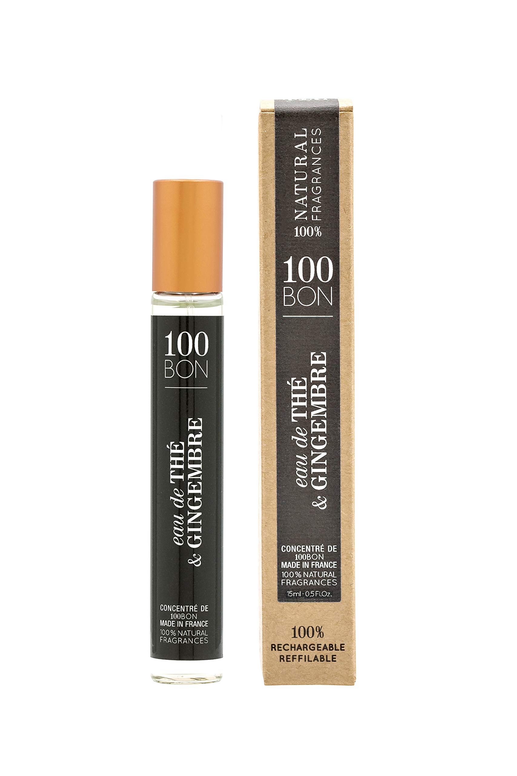 100BON Eau de The & Gingembre EDP Konzentrat – Intensiver Duft, 15 ml