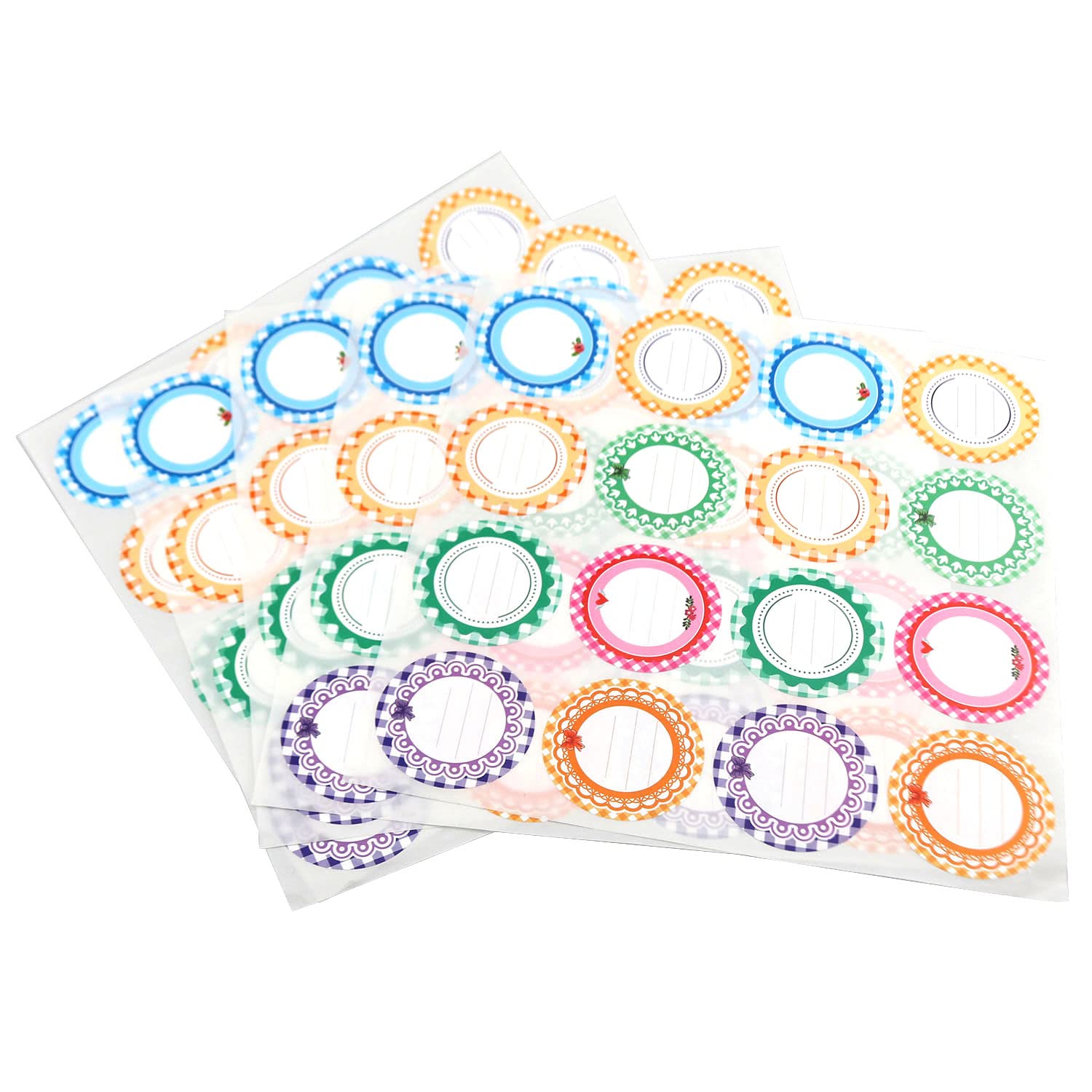 Canning Label MEETOOT 80PCS Removable Mason Jar Lid Labels Water Soluble Canning Supplies Label for Kerr, Mason Jars, Ball Jars, Food Containers and Canning Lids, Dissolvable Food Label