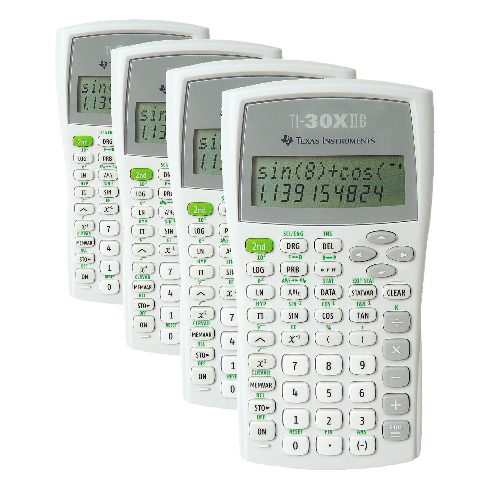 Calculatrice scientifiques TI-30XIIB (FC) (Lot de 4)