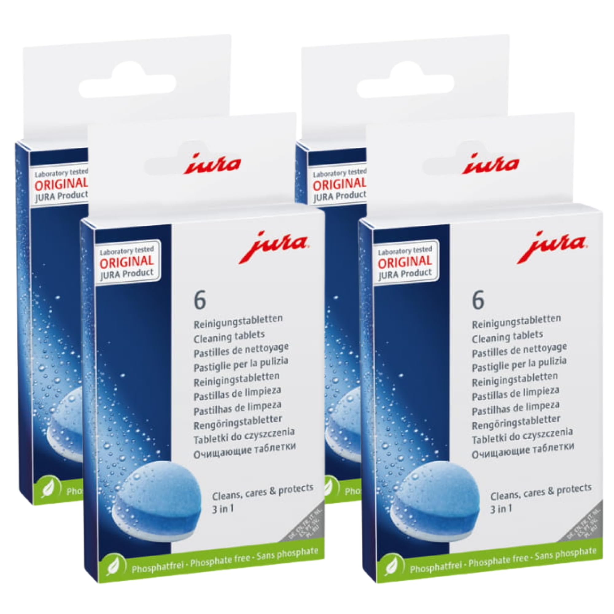4 pastiglie detergenti Jura 62715 da 6 pezzi
