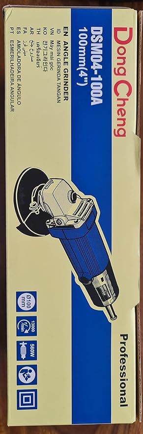 Dongcheng DSM04-100A 16mm x 4Inch 560-Watt Professional Metal Polisher (Blue)