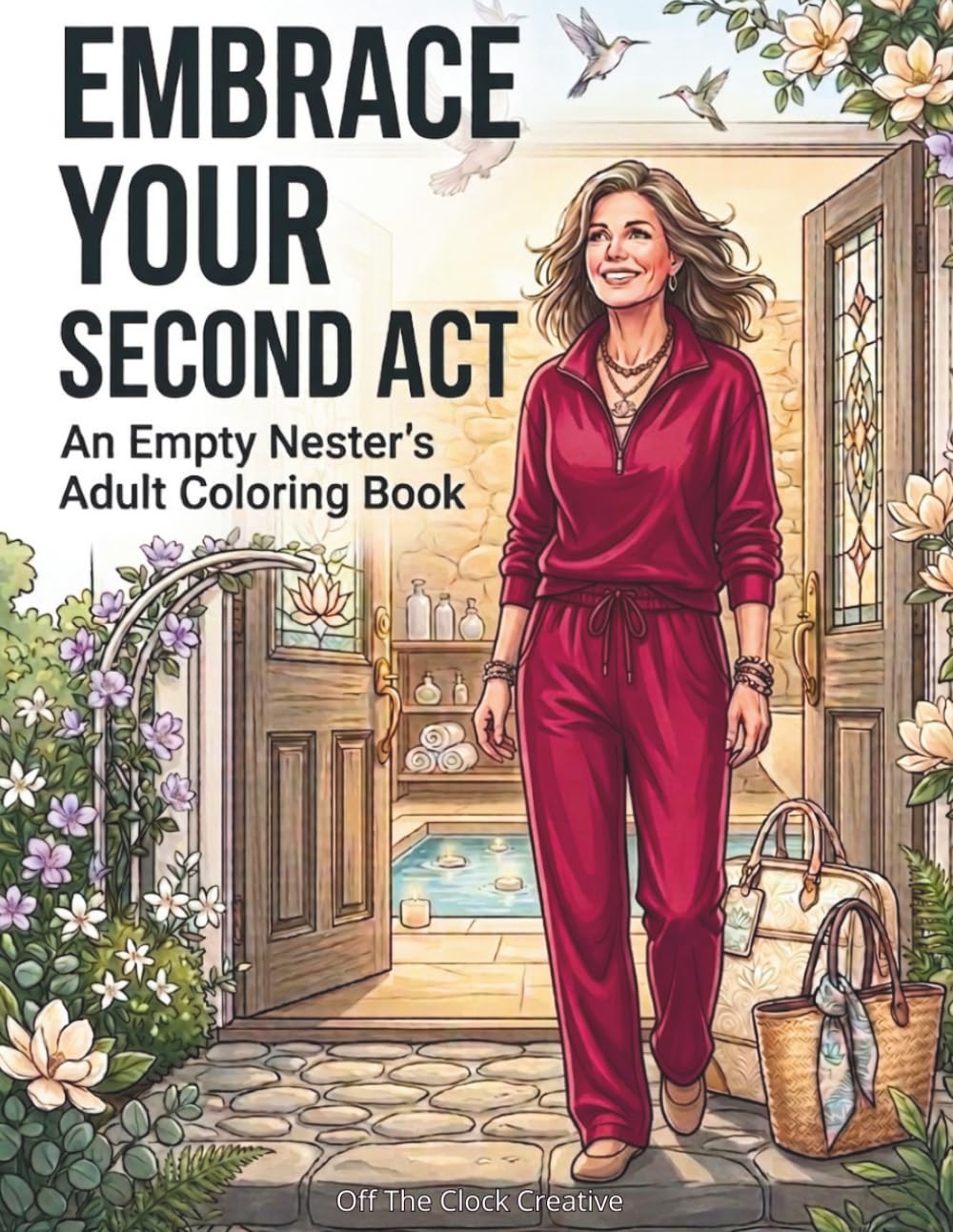 Empty Nester Coloring Book: Fun and Relaxing Pages for Your New Chapter: A Stress Relief Coloring Book for Women Embracing Freedom, Peace, and Me-Time