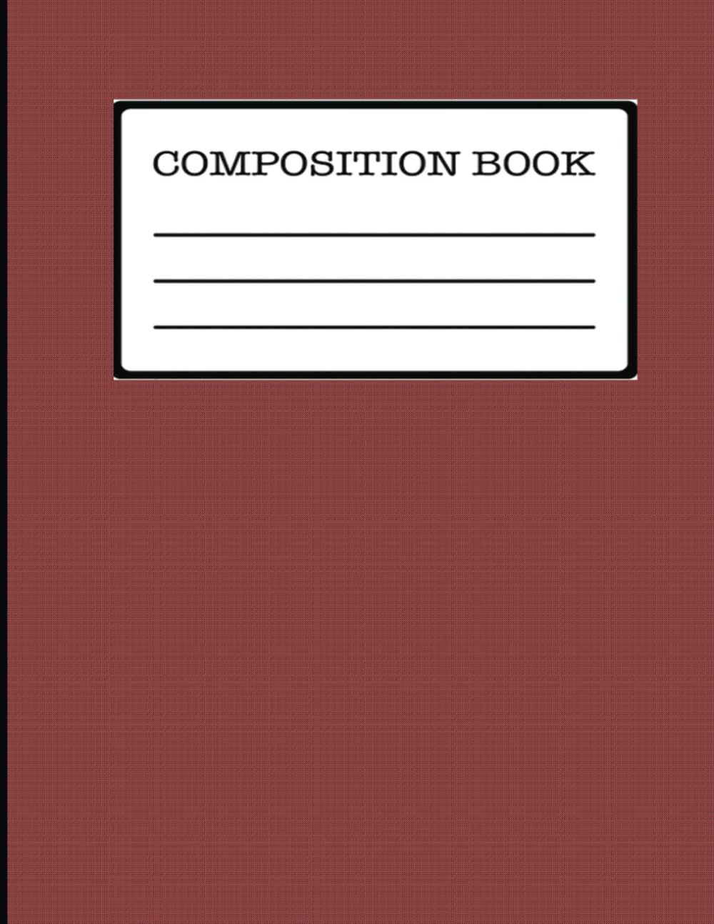 Composition Notebook pour organiser vos idées et projets créatifs au bureau
