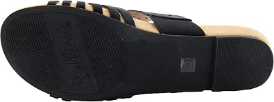Bellini Women's Nikole Black Faux Nubuck Sandal 8 Medium (B) US