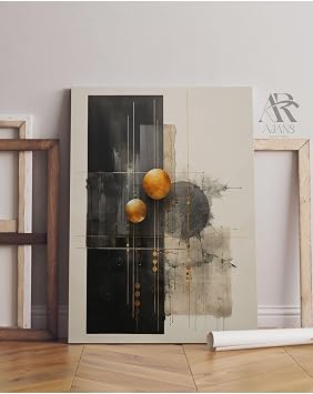 Ar Ajans Kanvas Tablo Alt n K reler Dekoratif Soyut Kanvas Tablo 80 X 120