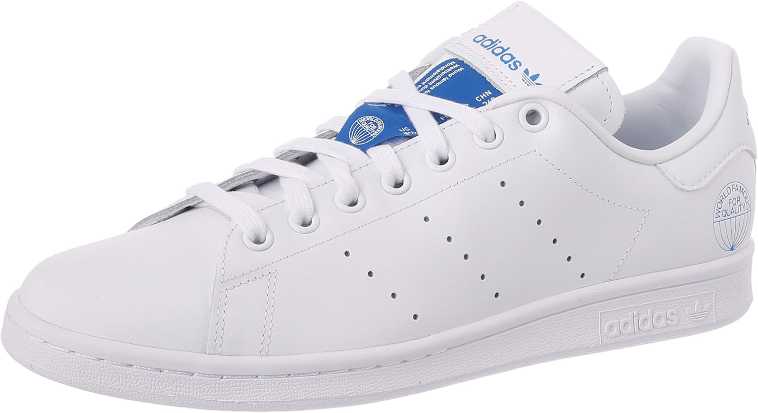adidas Men's Low-top Sneaker 9.5 Ftwr White Ftwr White Bluebird