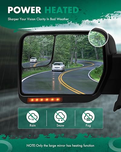 Miniatura 5 de SCITOO Espejos de remolque aptos para espejos de remolque Ford F-150 2004-2014