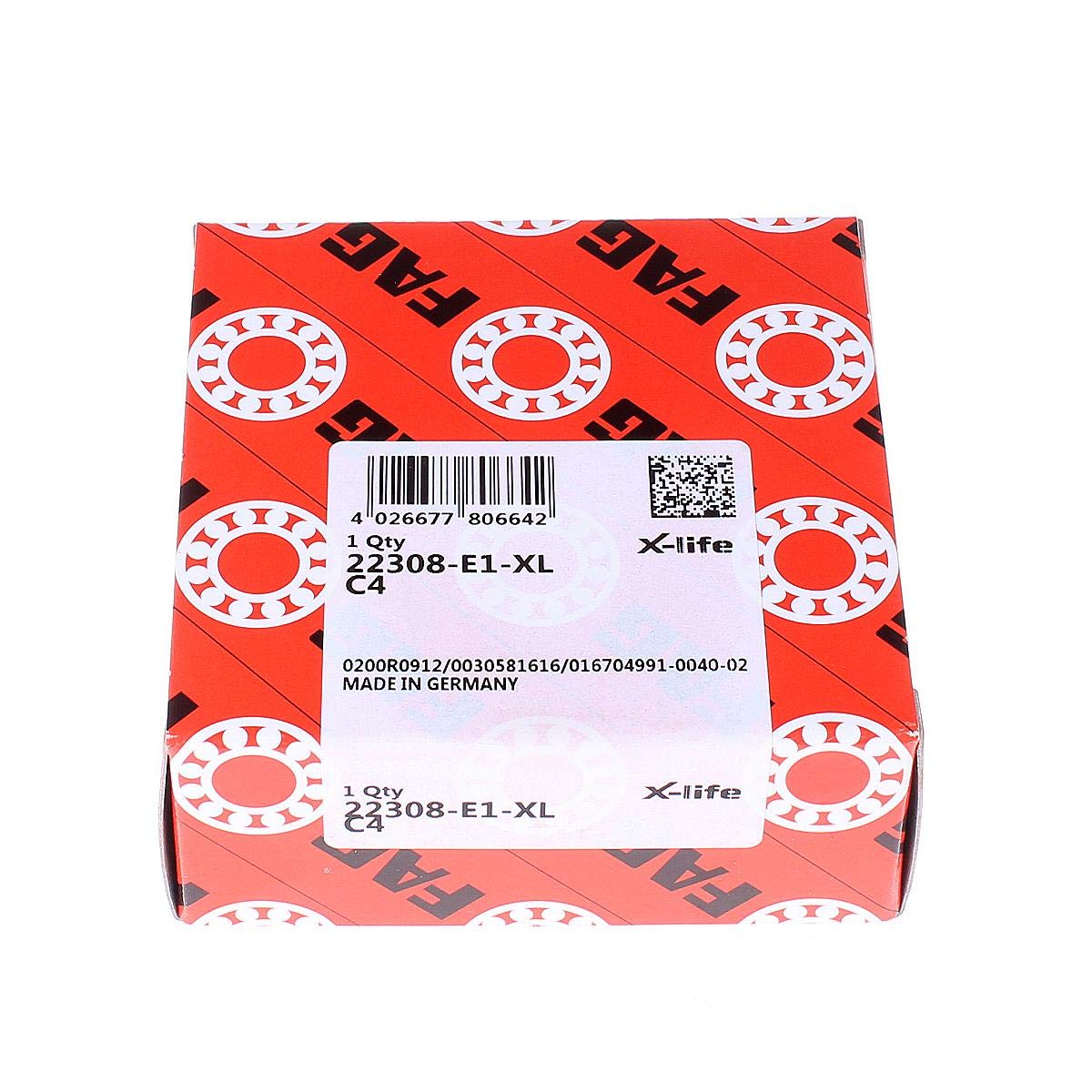 FAG 22308-E1-C4 Pendelrollenlager zylindrische Bohrung, 40x90x33