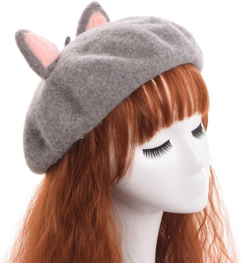 GRACEART Women's Handmade Lolita Beret Cap Kawaii Hair Accessories