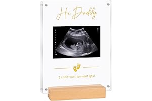 Hi Daddy Picture Frame For Ultrasound Pregnancy Announcement