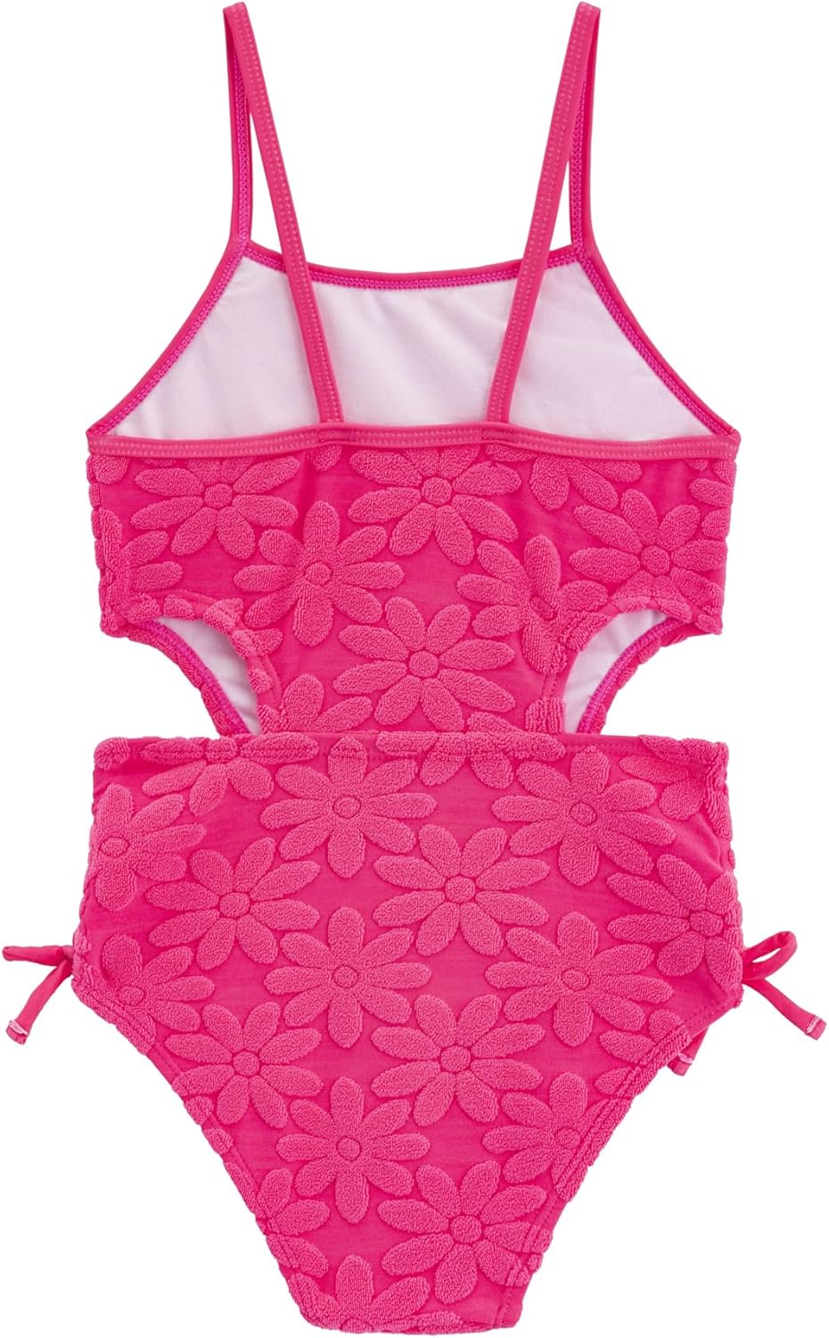 LIZENS Girls One Piece Swimwear Cut Out Floral Print 2-12Years Bow Beach Bathing Swimsuit - Image 2