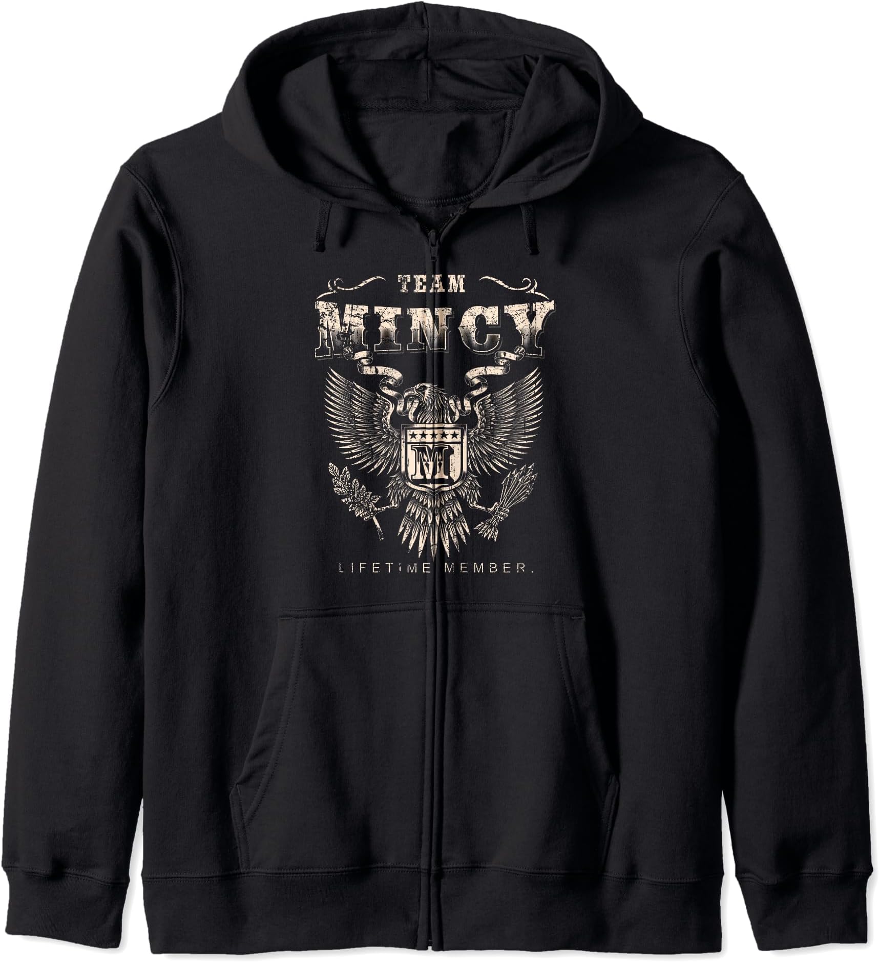 Team Mincy Lifetime Member - Mincy Name Zip Hoodie