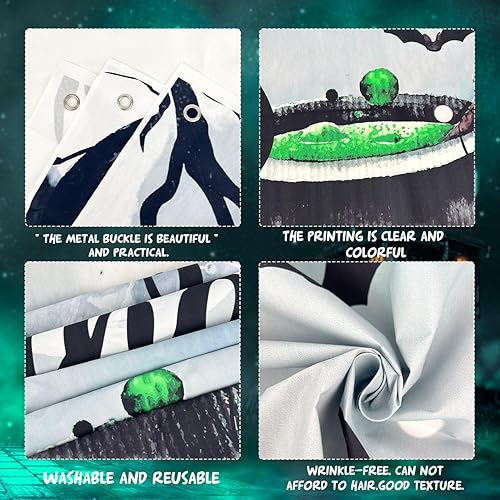 Miniatura 5 de Decoraciones de Halloween para baby shower, decoración de fiesta de Halloween, cubierta de puerta, decoraciones de puerta para fiesta de revelación