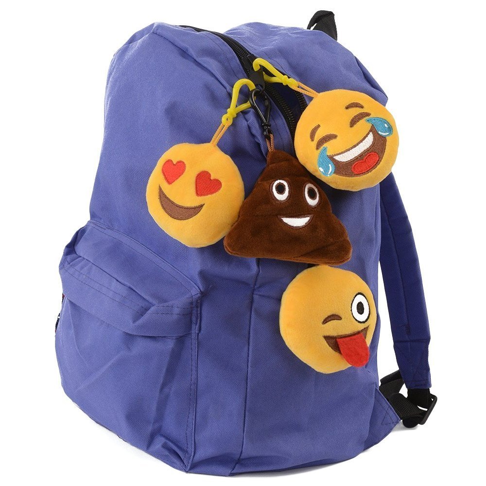 Buy Emoji Universe Talking Emoji Backpack Clips, Key Chains; Plush