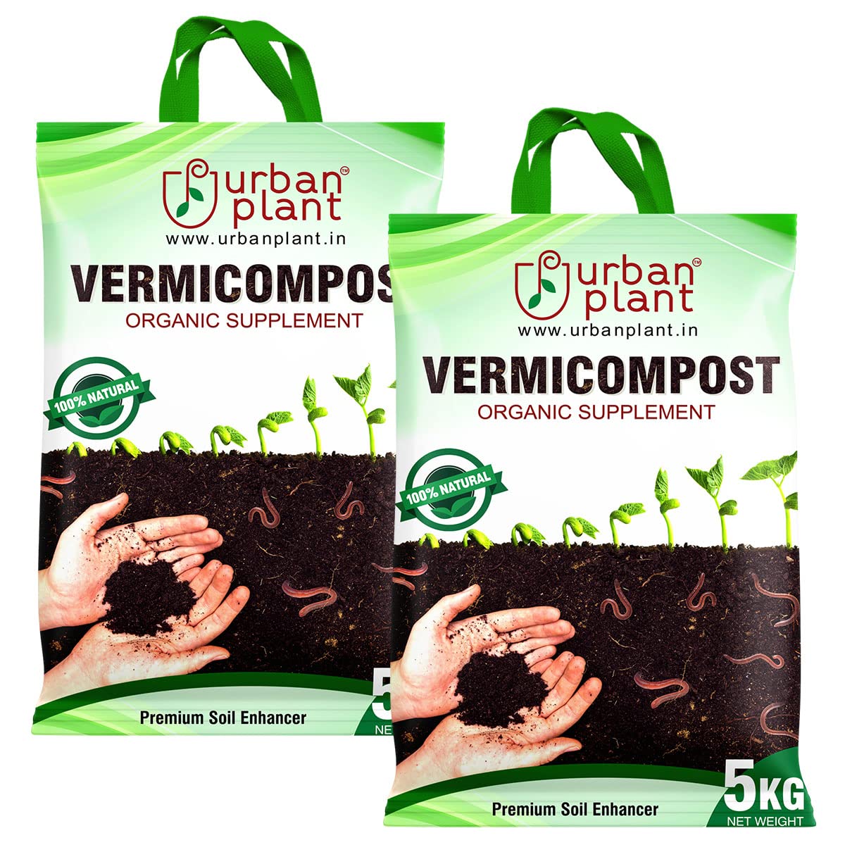 Urban Plant Pure Vermicompost | Fertilizer for Plant | Vermicompost for Boosting Plant Growth (B0C1VT35CW) Amazon Price History, Amazon Price Tracker