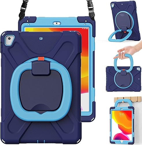 Vista 138 de Funda para iPad (A16) de 11 pulgadas 2025, Aslo para iPad 10 de 10.9 pulgadas 2022, funda resistente a prueba de golpes, soporte giratorio, soporte